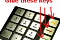 ATM keypad