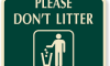 Please Do not  litter
