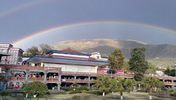 Rainbow Mandi Town Himachal Pradesh