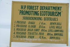 Trekking Distances Prashar Lake Mandi Himachal Pradesh