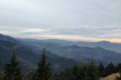 Valley view from Saroa Chailchowk Mandi Himachal Pradesh