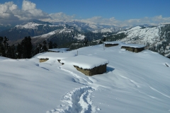 Winter Trek view Prashar Lake Mandi Himachal Pradesh