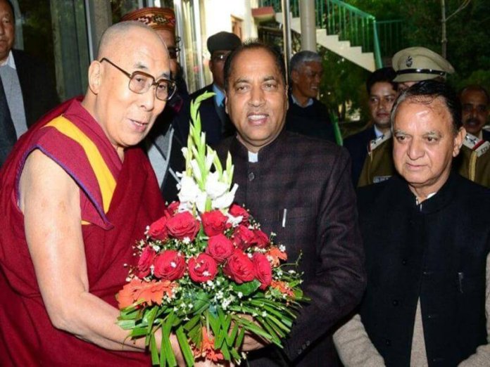 Dalai Lama with Jai Ram